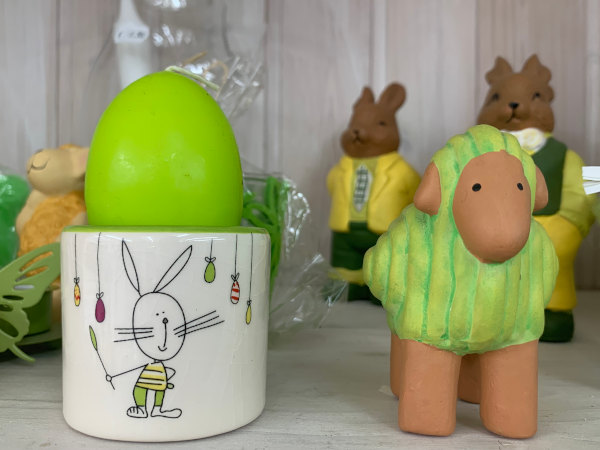 Hase, Eierkorb und frisches Grün – Wir haben alles für Ostern
